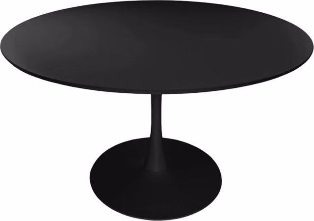 Tavolo rotondo Ø120 cm, tavolo da pranzo tondo mod. Omar - Colore: Nero - TR10-12OMPM