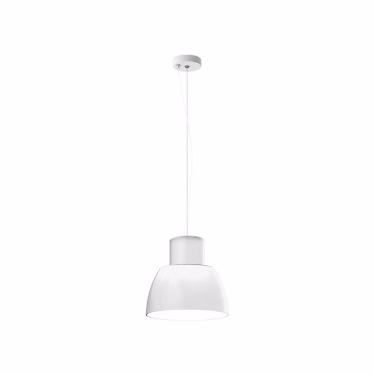Nemo Lampada a sospensione in vetro Lorosae, dimmerabile, Bianco / Opale, Soggiorno / Sala da pranzo, Vetro, Lampada a sospensione