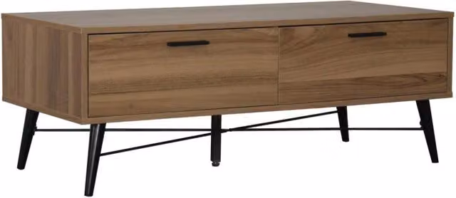 Porta Tv 2 Cassetti 110x50x40 Dakota Naturale/nero