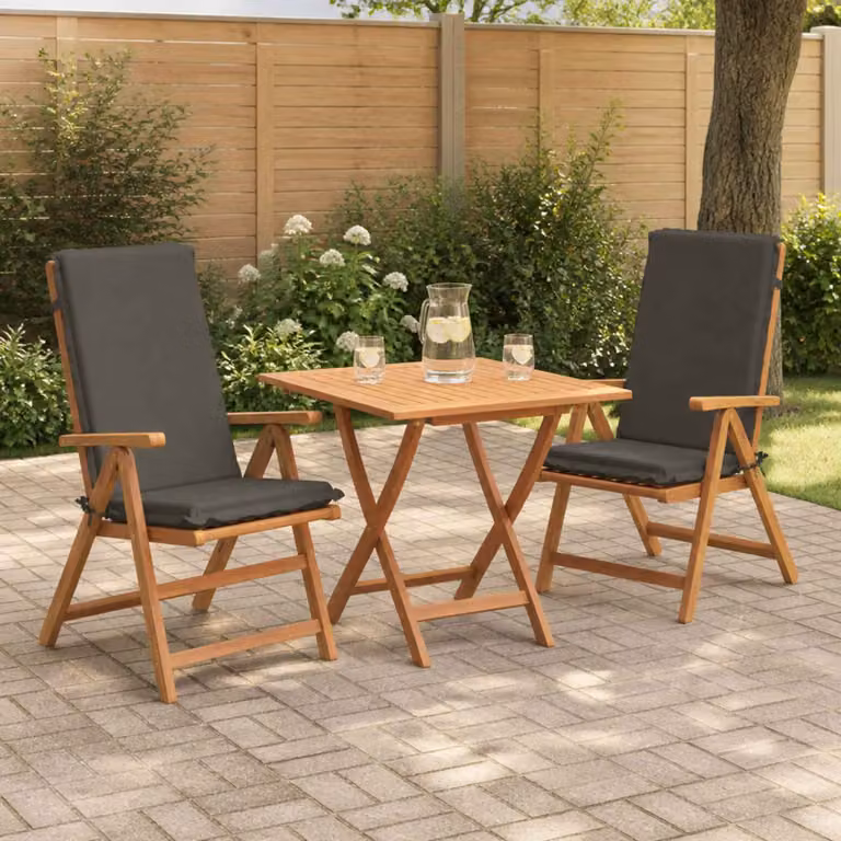 vidaXL Cuscino per sedia a schienale alto GEMERT 2 pz 100% Poliestere