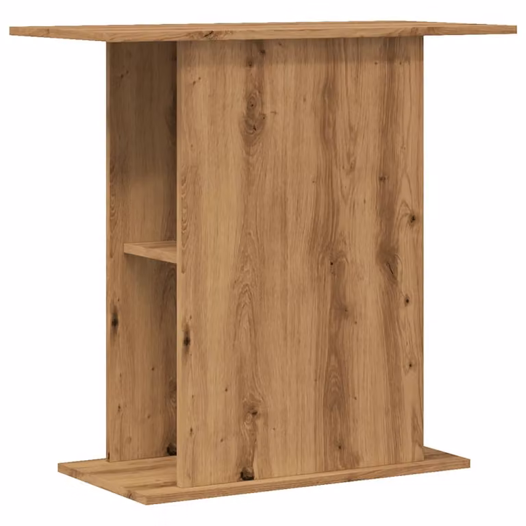 Supporto per acquario artigianale in rovere 36x75x72,5 cm in legno ingegnerizzato