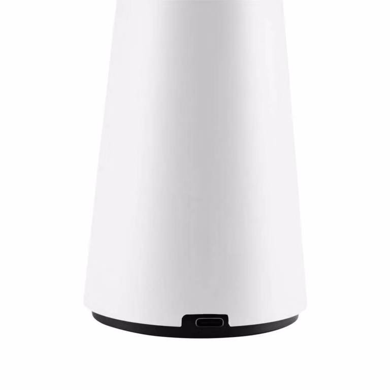 Globen Lighting Lampada da tavolo ricaricabile Cannes, bianca, 26 cm IP44 dimmerabile, Bianco / Opale, Soggiorno / Sala da pranzo, Plastica, Scandinavo