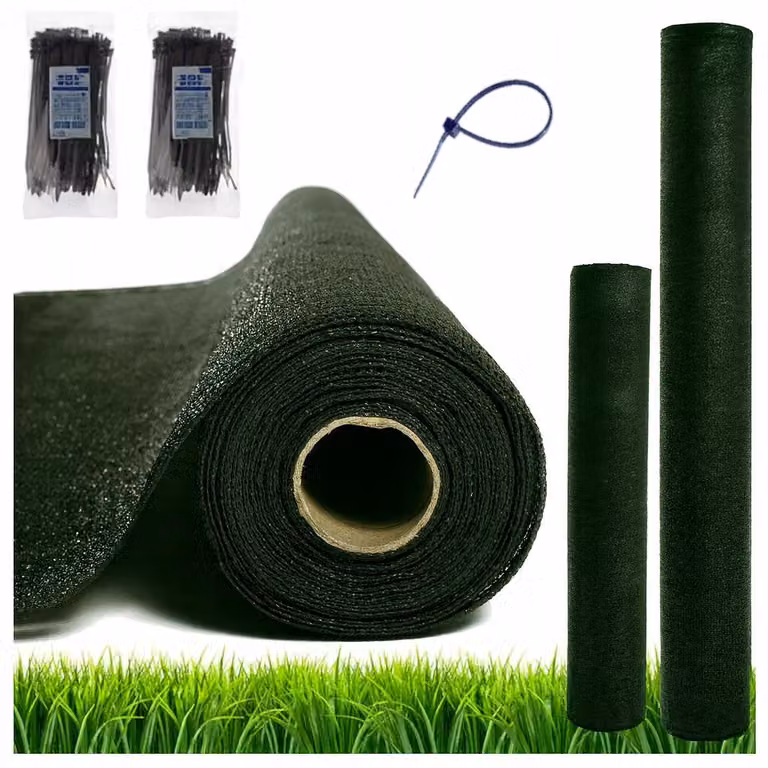 Ekspand | Rete ombreggiante 62% - 1,2x50 m - Verde - Protezione UV - Alta densità - Protezione dalla vista per recinzione da giardino