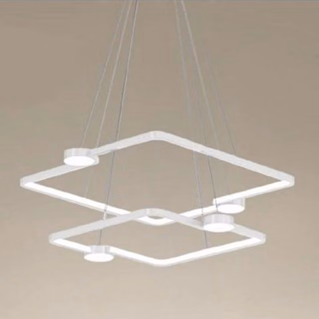 Lampadario a sospensione LED Trade Shop Design Moderno Bianco con Telecomando e Timer 60W – 1