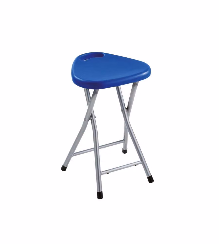 Gedy Sgabello Pieghevole Blu 30x29.3x46.5 cm per Arredobagno
