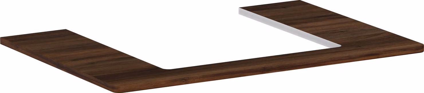 hansgrohe Xelu Q Console avec découpe au centre, 500x480, pour vasque à poser, polie, 54094630, 54094630