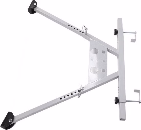 Stabilizzatore per Scale e Tetti in Acciaio, Supporto per Scale con Supporto per Parete
