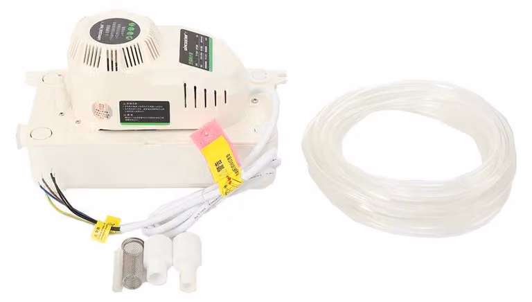 Pompe di condensazione da 220V - Pompe di sollevamento elettriche - Funzionamento automatico a ciclo - Per condensa di impianti di climatizzazione - Portata massima fino a 5 metri - Ampio intervallo di temperature dell'acqua