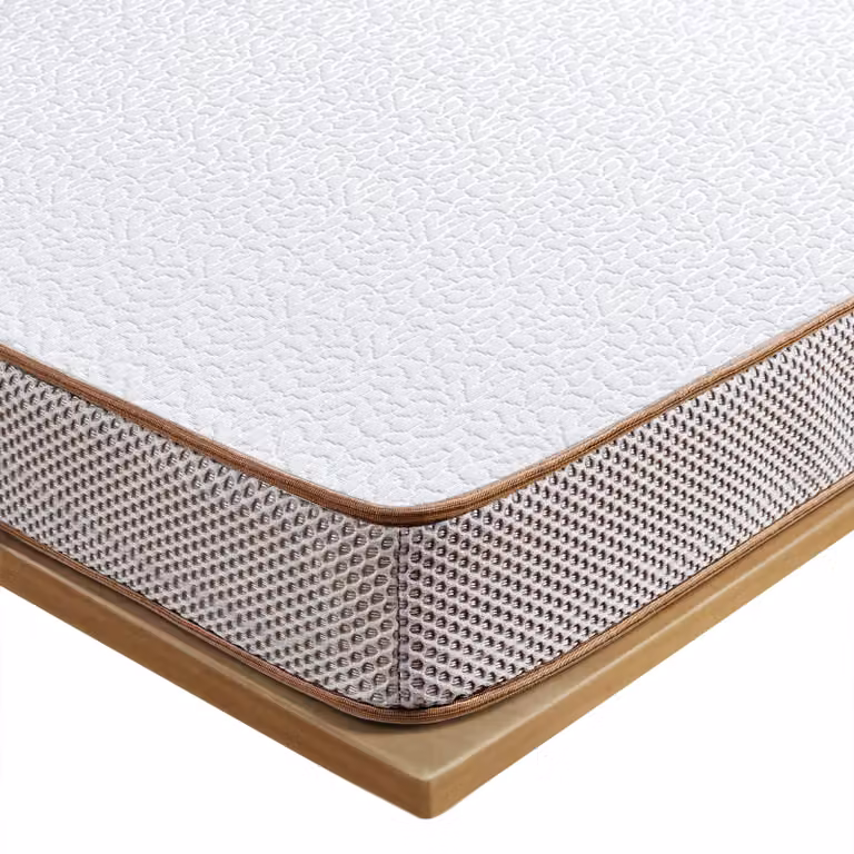 Materasso da letto 160x200 cm, altezza 7,5 cm, due livelli di rigidità (H3 e H2), con gel, rivestimento lavabile