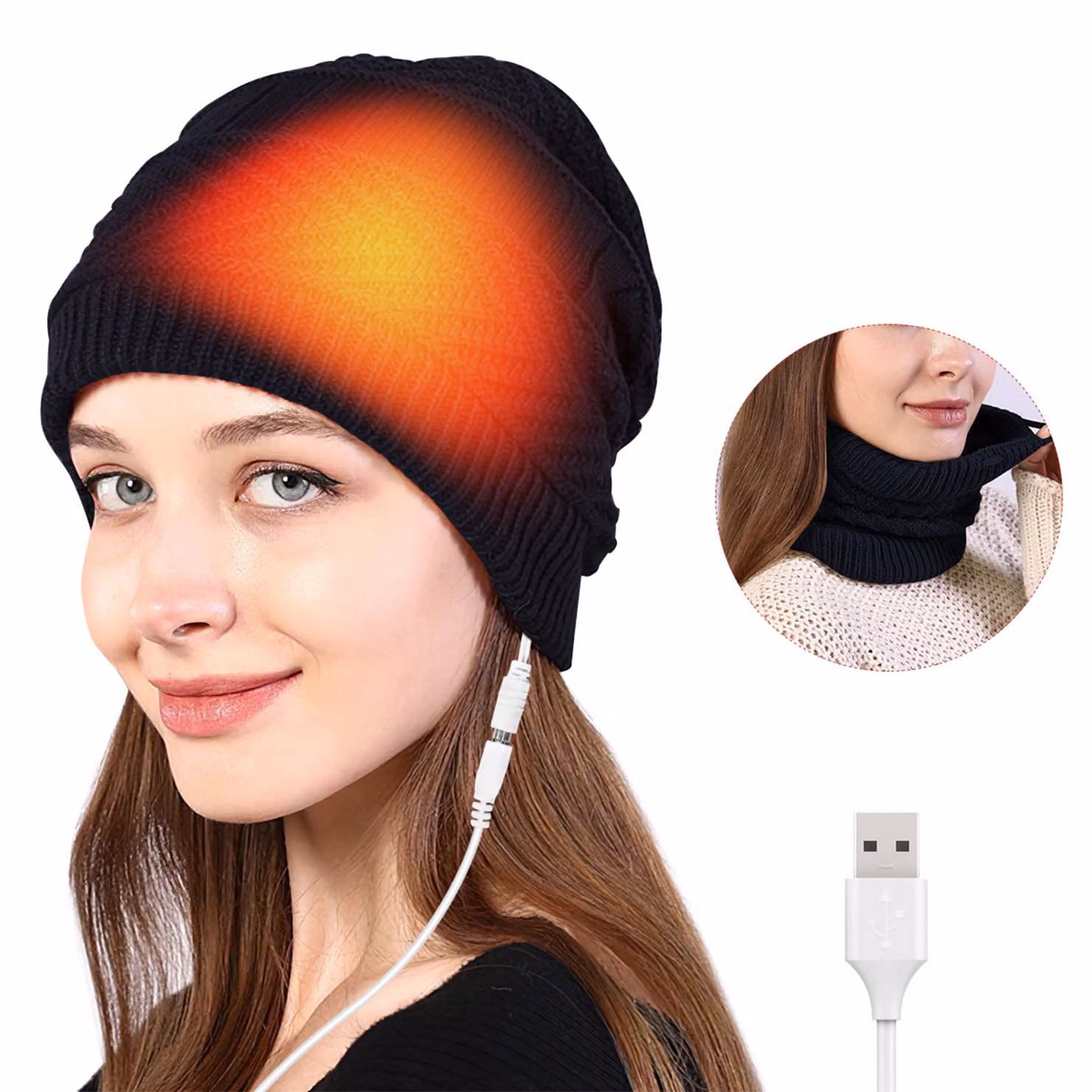 Cappello riscaldato elettrico, cappello riscaldato elettrico, cappello riscaldato caldo