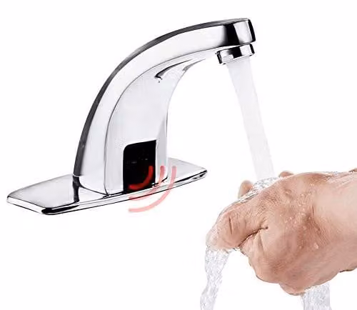 Rubinetto automatico a infrarossi con sensore, ideale per cucina e bagno