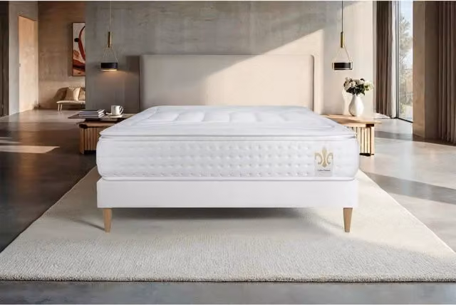 Materasso 90x200cm Molle insacchettate e memoria di forma - Vingt-Quatre PLUS
