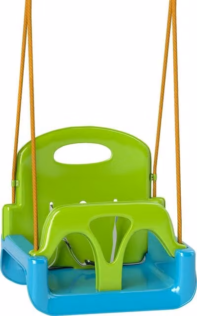 Altalena da giardino 3 in 1 per bambini Outsunny, colore verde, H regolabile da 120 a 180 cm, L: 42 cm, P: 33 cm – 1