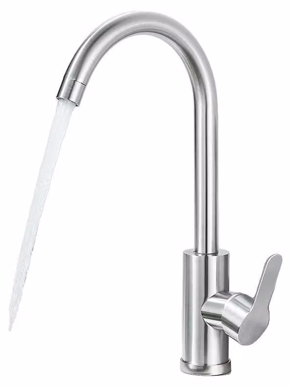 Miscelatore per cucina, acciaio inossidabile, erogatore flessibile, finitura spazzolata nichel A, finitura spazzolata nichel A