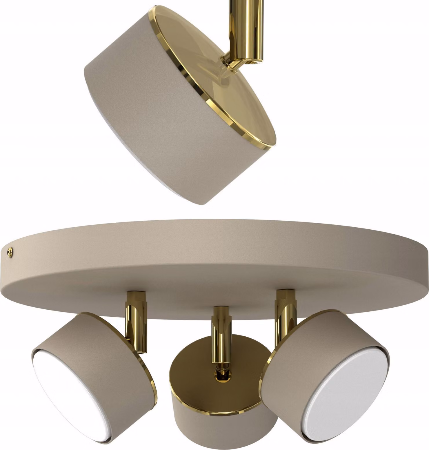 Lampada Da Soffitto Kashmir Gx53 Polish Led A 3 Lumi