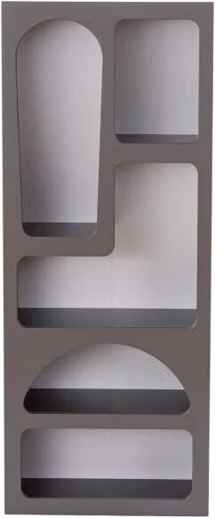 Libreria in legno "Venüs" - 60 x 32 x 150 cm - Grigio antracite