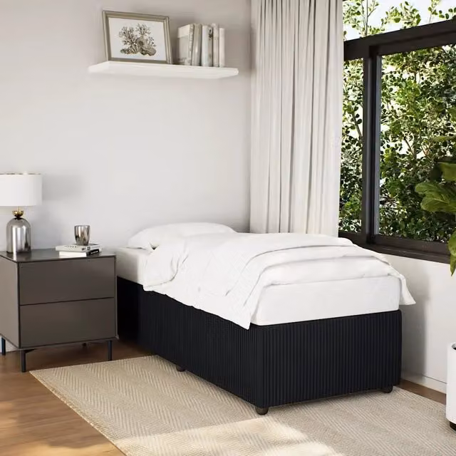 Giroletto VIDAXL in velluto nero per adulti L: 80 cm, P: 200 cm