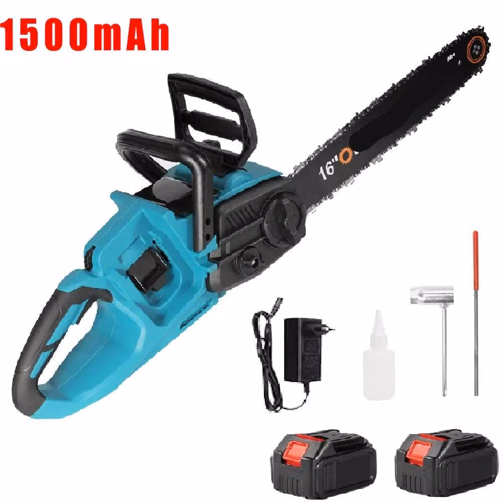 Troncatrice a catena - Seghetto - Sega per potatura - Sega a mano - Senza fili - 40 cm (16 pollici) - 3500W - 18V - Brushless