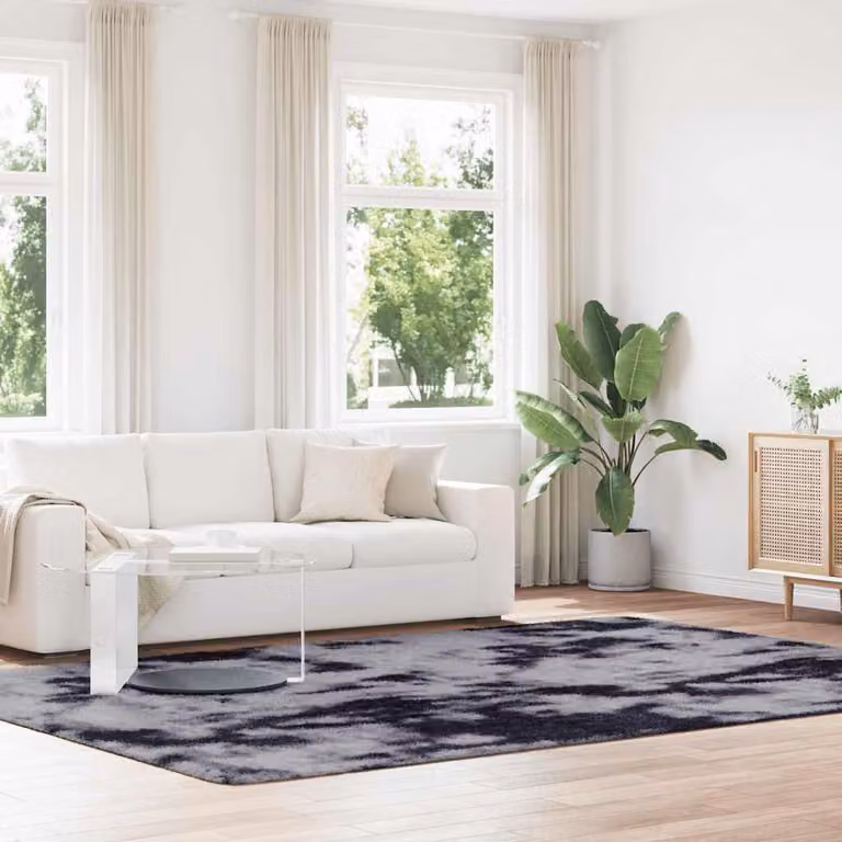 Tappeto Shaggy a Pelo Lungo vidaXL NAVARRA Grigio Scuro L: 240 cm, P: 340 cm