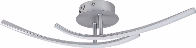 Rabalux 3143 Lampada da soffitto Tatjana, 15 W, 4000 K, 1000 lm, bianco argento, bianco neutro, 54 cm