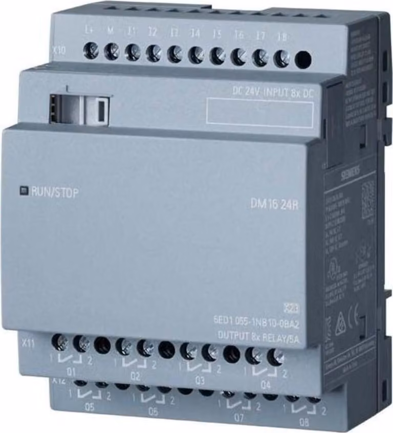 Siemens LOGO! DM16 24R Digital & Analog I/O Modul Relaiskanal (6ED1055-1NB10-0BA2)