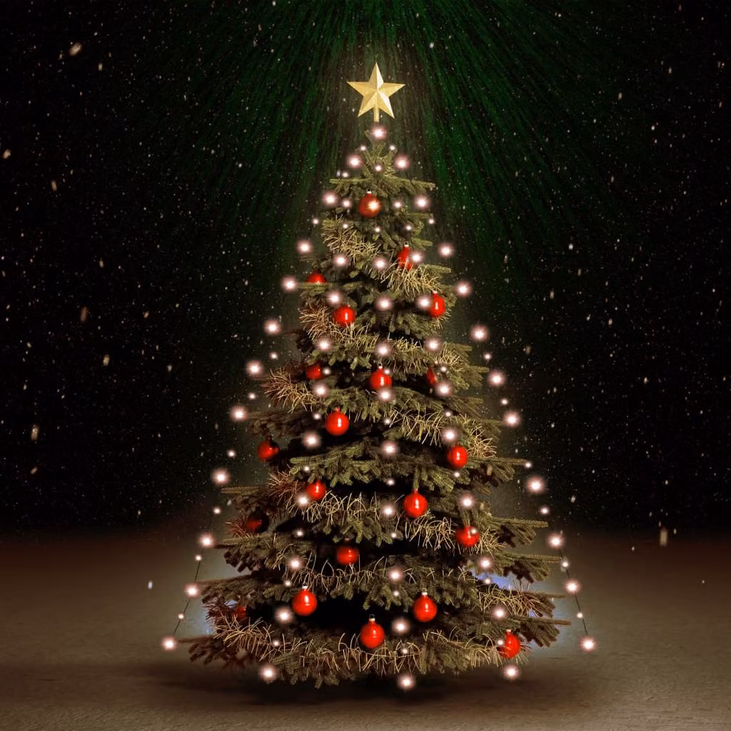 Maison Exclusive - Catena luminosa per albero di Natale con 210 LED 210 cm