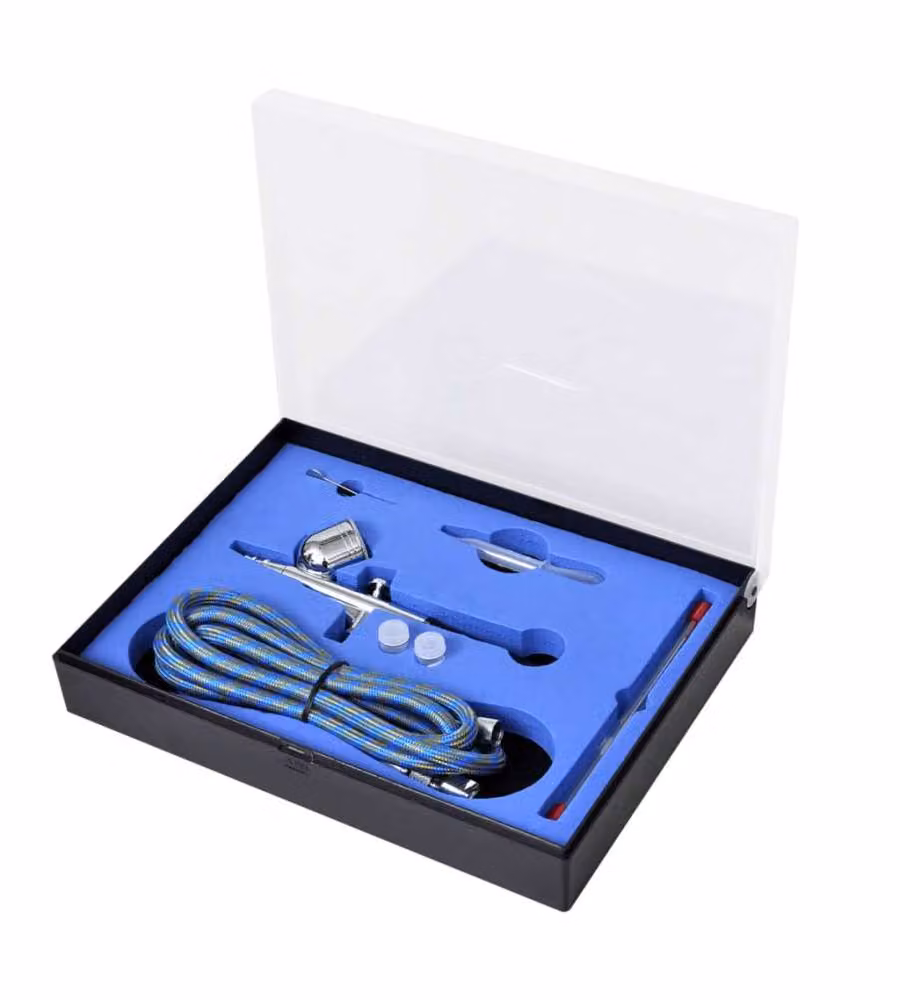 Set Aerografo con Ugelli di 0,2 / 0,3 / 0,5 mm