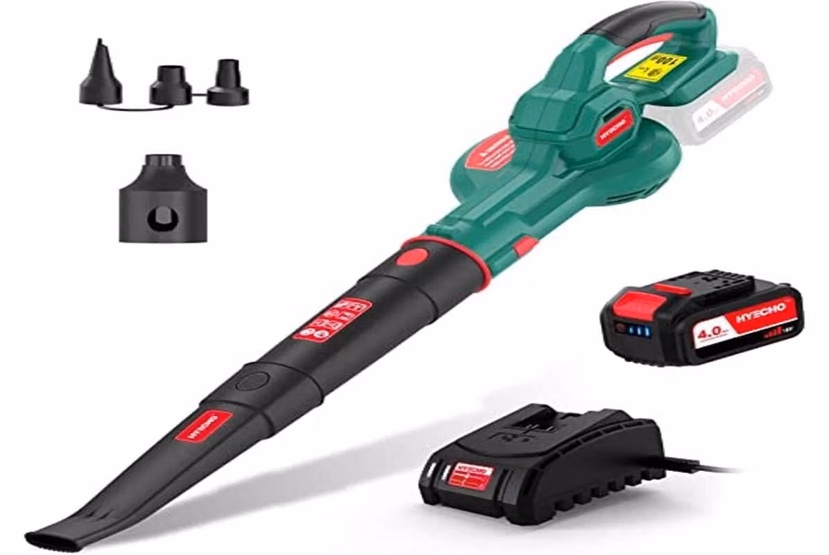 Bladblazer Accu da 18 V - Batteria da 4000 mAh - Velocità di 223 km/h - Materiale: polipropilene