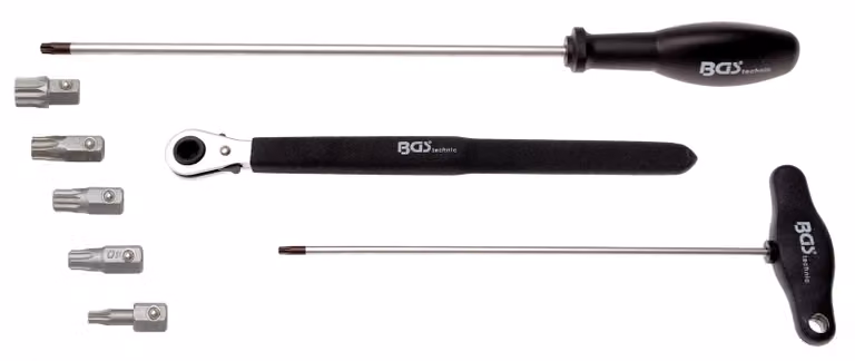 BGS Set di utensili per cerniere di porte 8 pezzi - 3539