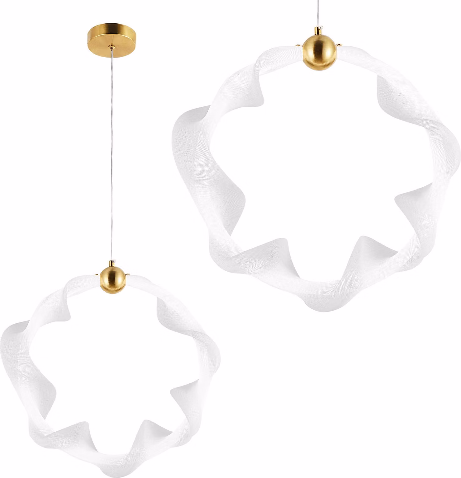 Lámpara Led TOOLIGHT LED G014-1CP White Gold0