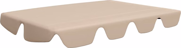 Baldacchino per Dondolo Giardino Beige 150/130x105/70 cm