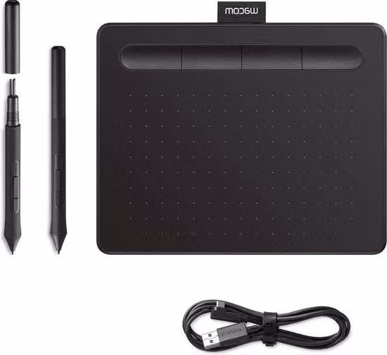 Tavoletta Grafica Intuos S con Penna Nero
