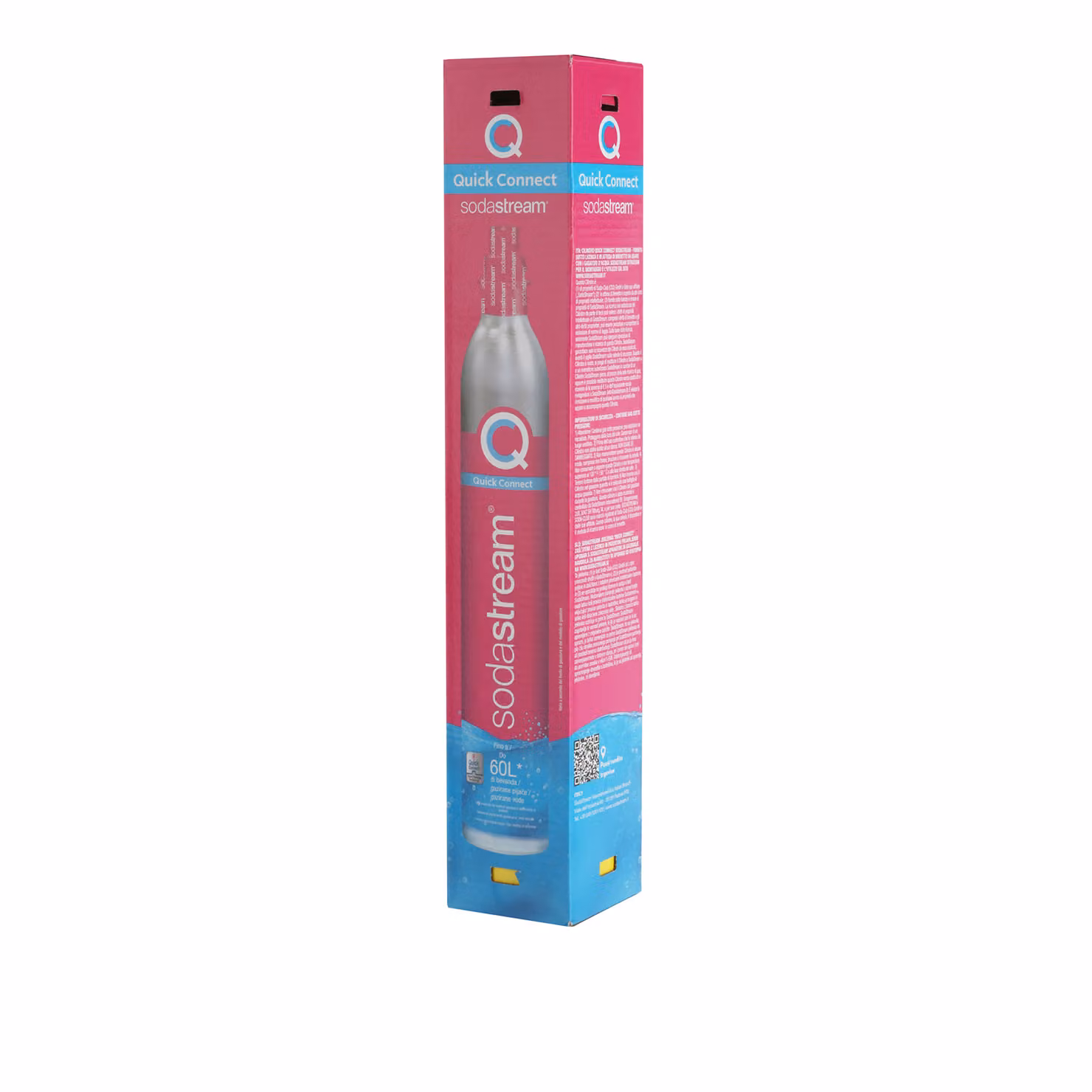 Bombola di ricambio per gasatori d'acqua Duo Sodastream, colore argento – 2