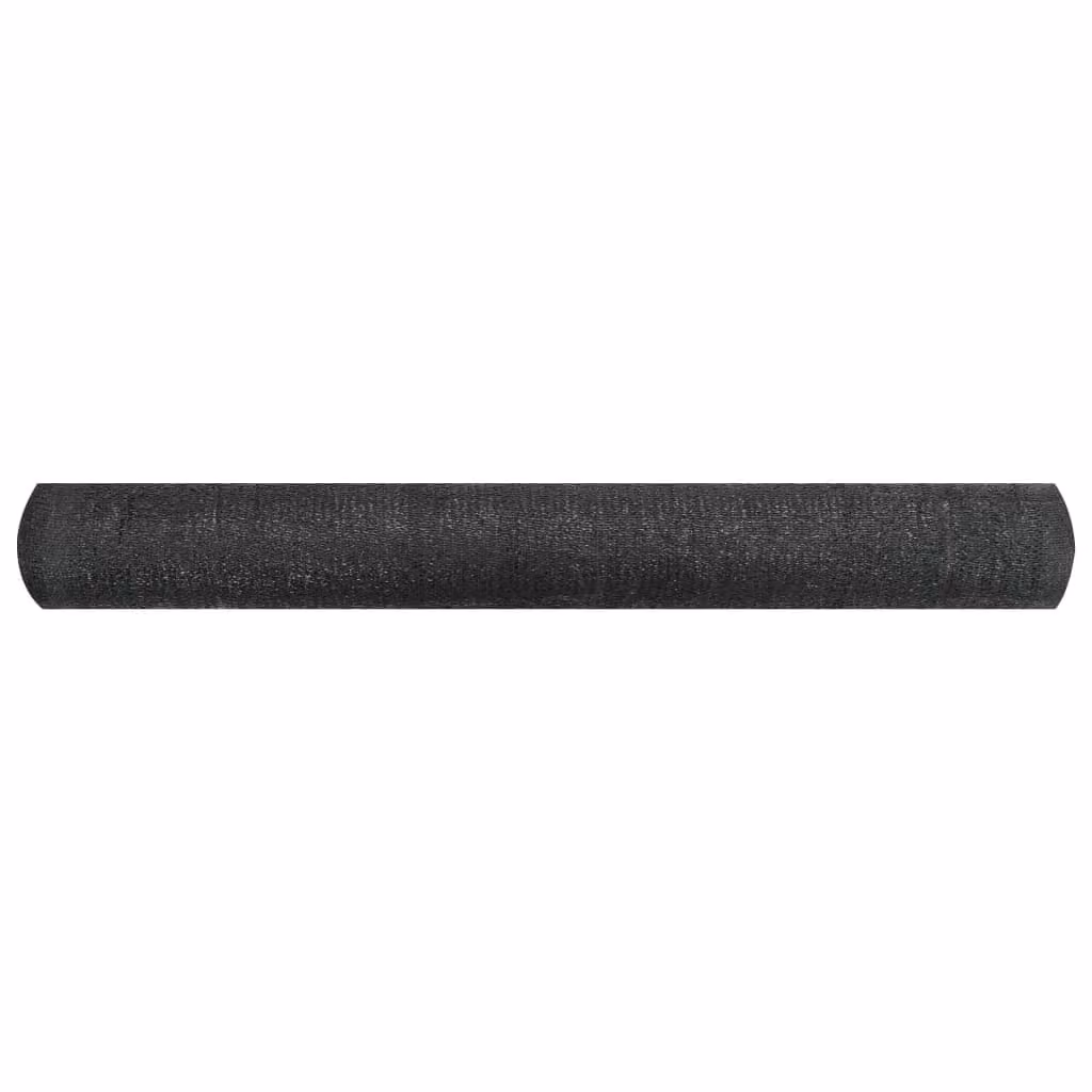 Pannello di recinzione nero 1,8x25 m HDPE 150 g/m²