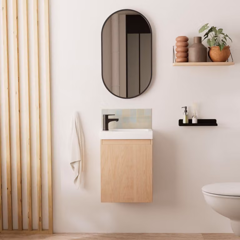 Mobile lavabo LISA + specchio ovale
