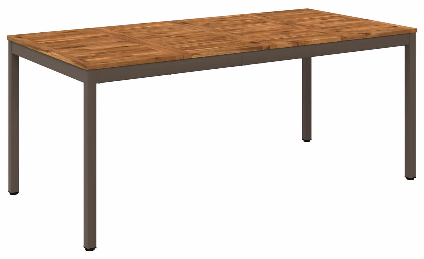 Tavolo da giardino, stile naturale, per caffè, dimensioni 147 x 88,5 x 75 cm