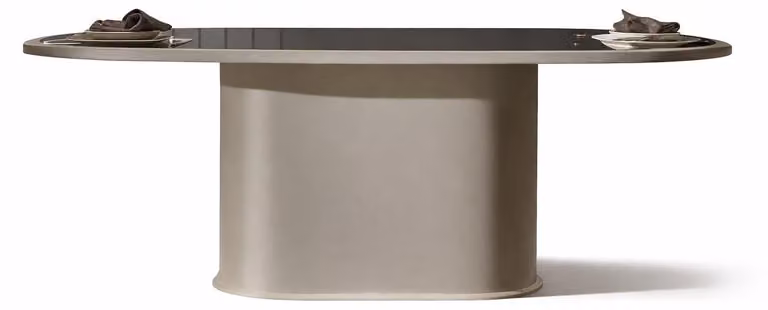 Elegante tavolo da pranzo minimalista dal design e dallo stile moderni
