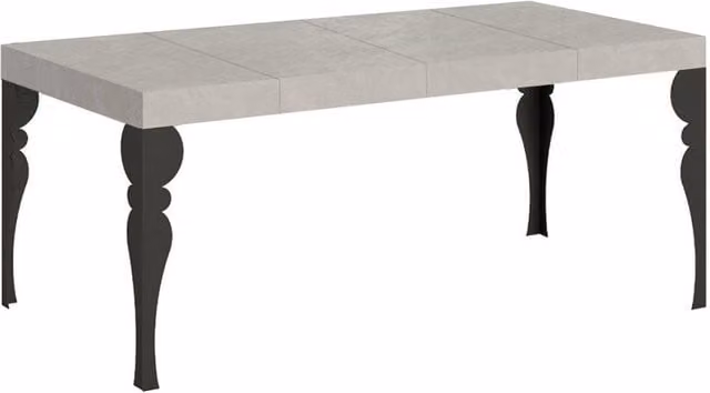 Tavolo allungabile Itamoby Paxon Premium colore cashmere con gambe antracite L: 90-246 cm, P: 90 cm