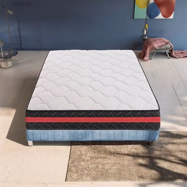 Materasso Singolo KingDream in Memory Foam con Grafene e Regolazione Termica, Bianco, L/P/H: 90 x 200 x 28 cm