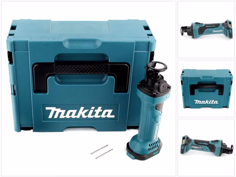Makita DCO 180 ZJ Rifilatore per cartongesso a batteria 18 V in valigetta Makpac - senza batteria, senza caricabatterie