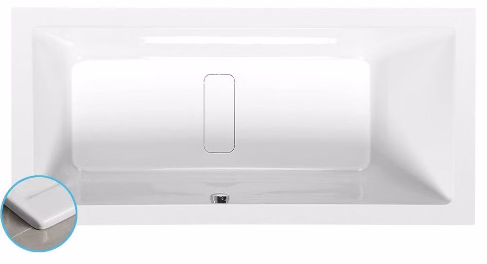 Vasche da bagno Polysan - Vasca da bagno Marlene Slim, 1700x800x480 mm, bianco 72403S