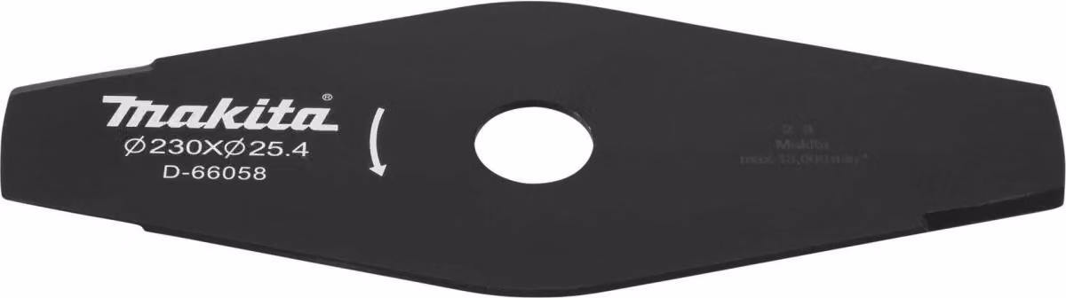Makita - Lama per spazzola - per erbacce, erba secca - 230 mm - 2 denti - per P/N DUR368AZ