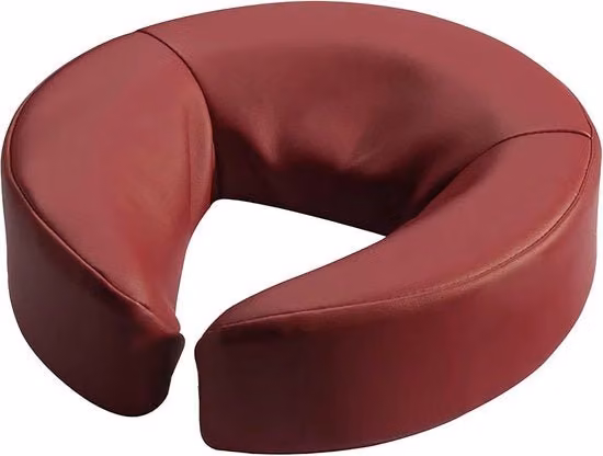 Cuscino di Supporto per Testa per Poltrona di Massaggio - Bordo Rosso Cuscino per il Viso