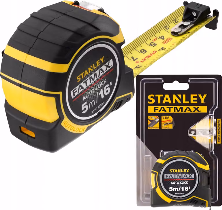 STANLEY XTHT0-33503 Nastro di misura a spirale da 5 m con magnete AUTOLOCK METRIX METER