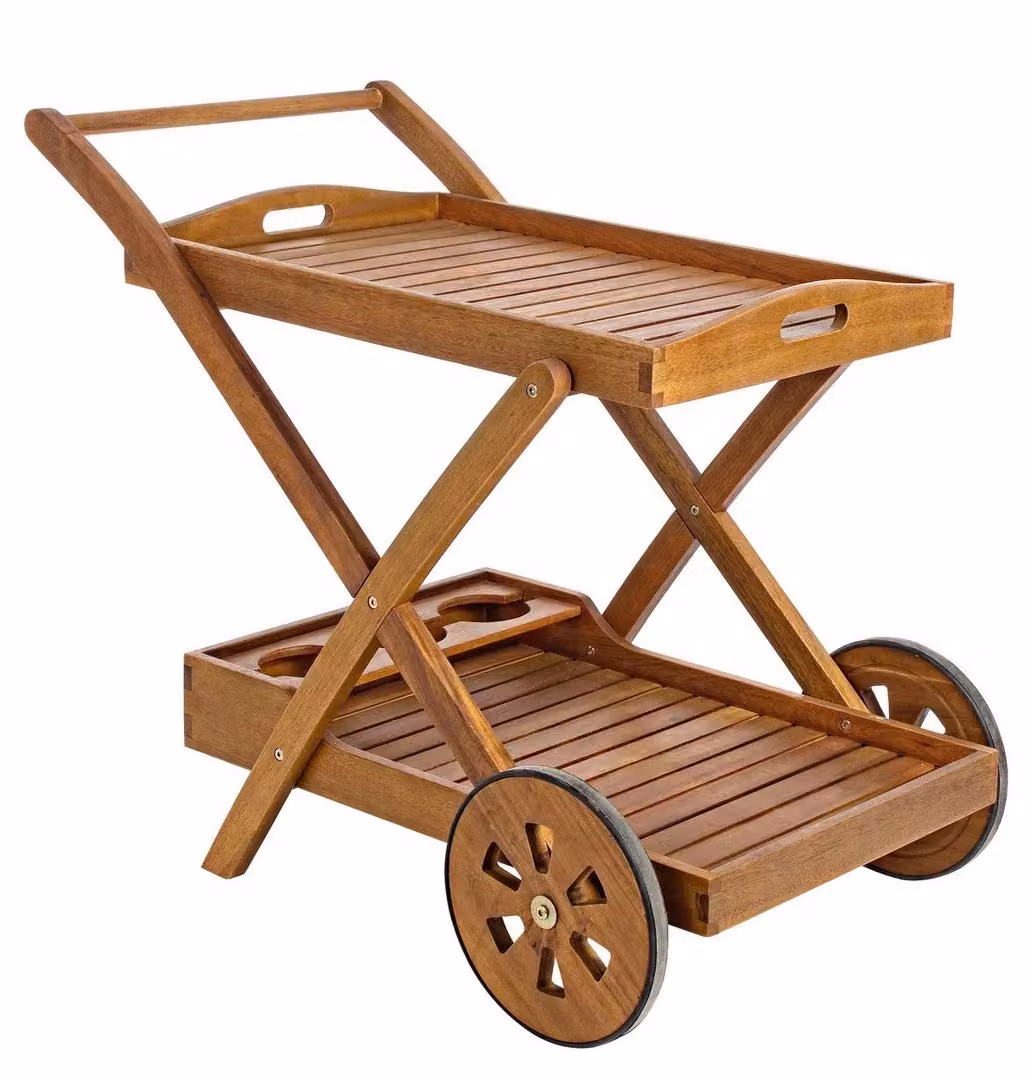 Carrello NOEMI in legno d’acacia
