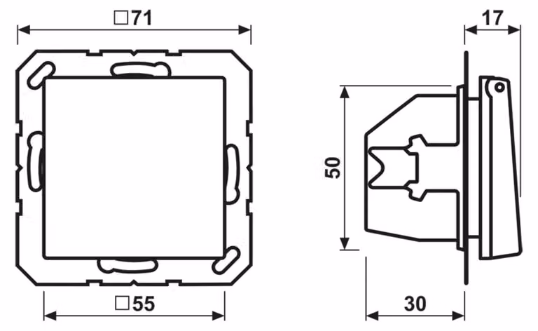Presa Jung SCHUKO con coperchio incernierato A1520BFKLSWM (A1520BFKLSWM)