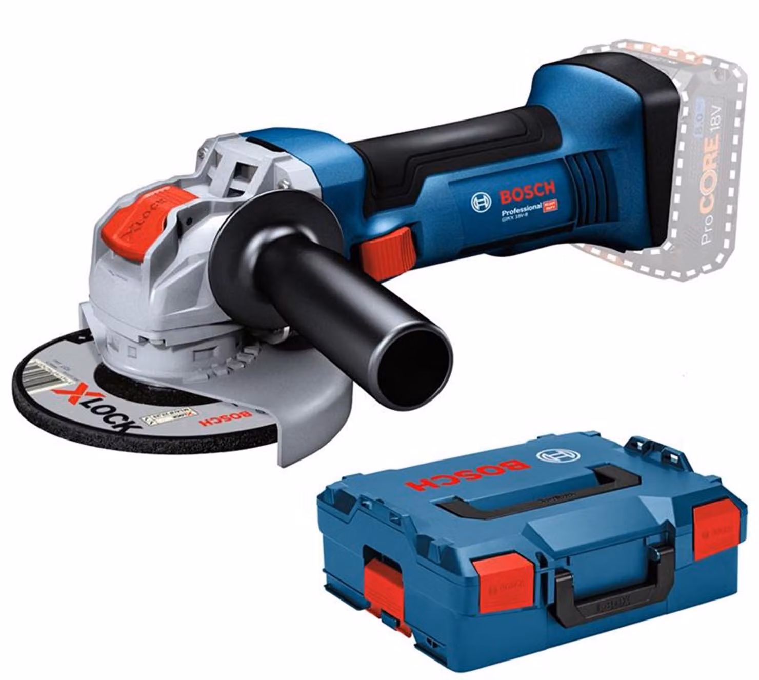 BOSCH 06019J7000 BOSCH GWX 18V-8 Professional Akku-Winkelschleifer 18,0 V, ohne Akku