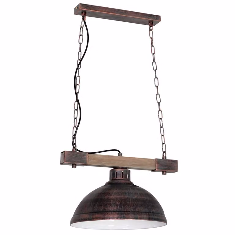 HAKON lampada a sospensione con trave in legno 9039 Luminex