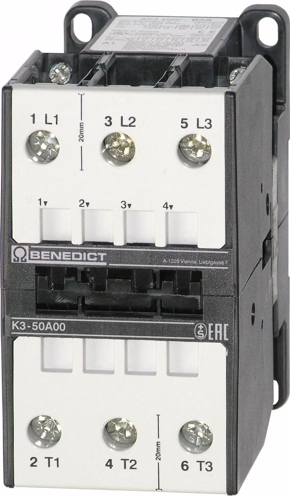 Benedict Schütz, 22 kW, 3~400 V, 220-240 V 50 Hz, 230-264 V 60 Hz, 1 pz.