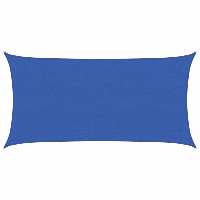 Telo Ombra Rettangolare vidaXL in HDPE Blu 2 x 6 m